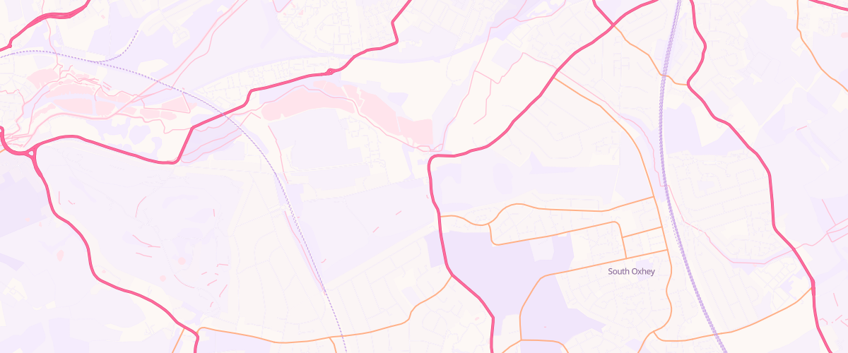 Map showing the location of Asda Sandy Lodge Express
