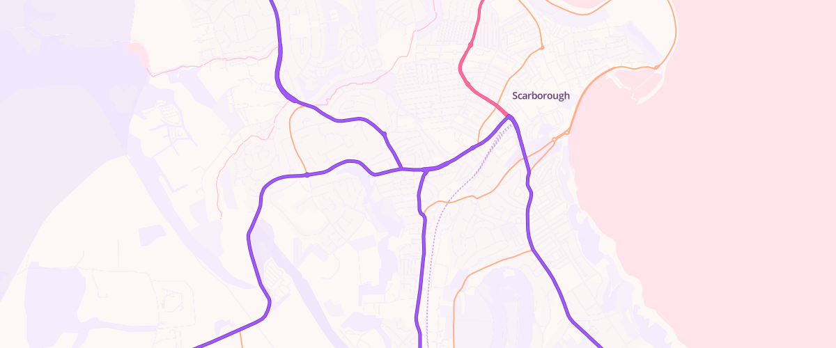 Map showing the location of West End Services