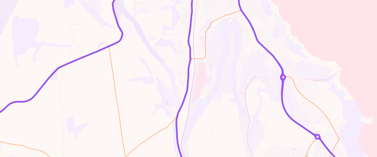 Map showing the location of Seamer Road Services