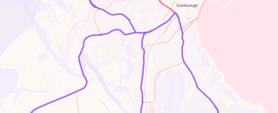 Map showing Autodiesel Limited, Scarborough