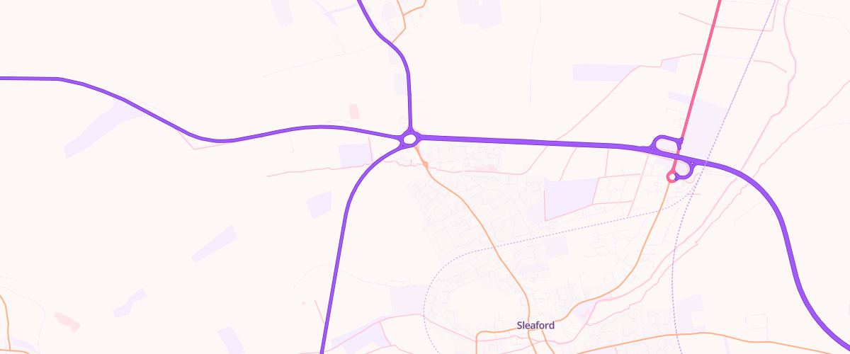 Map showing the location of Br Holdingham