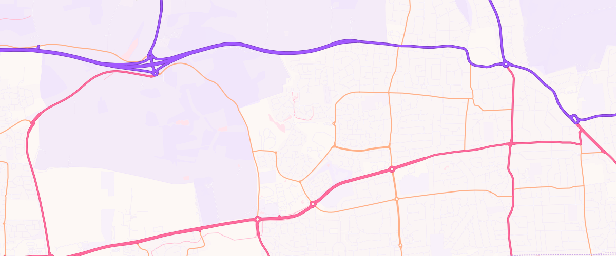 Map showing the location of West Durrington Extra Petrol