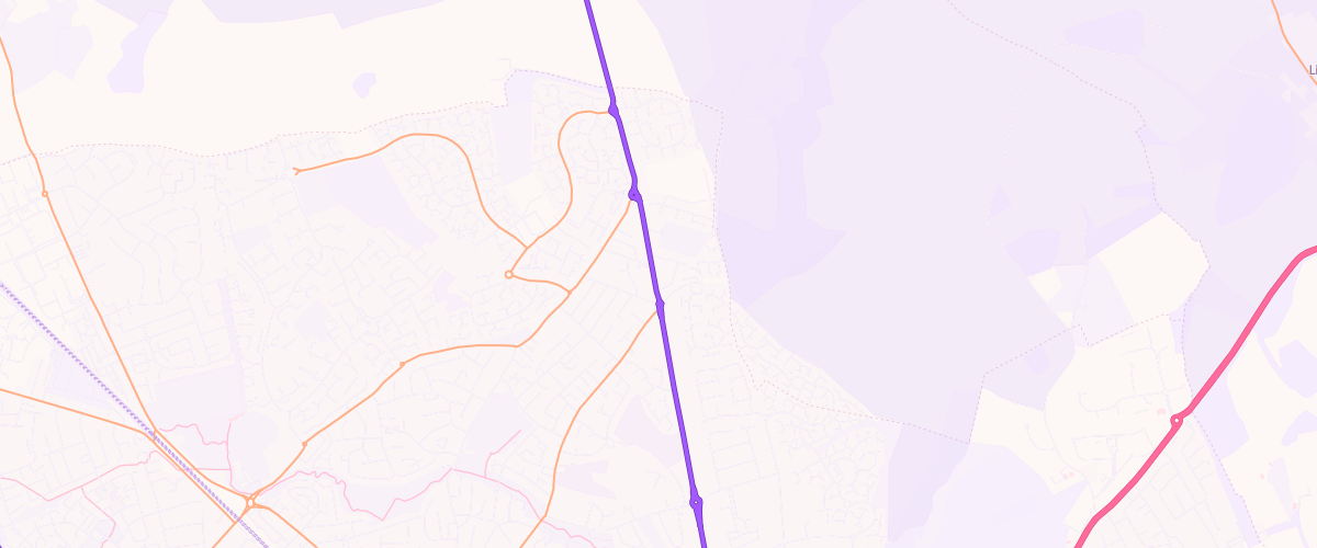 Map showing the location of Barton Road Service Station