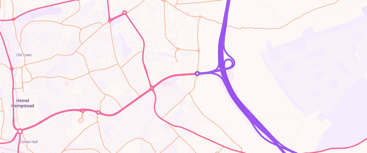 Map showing the location of Breakspear Way Sf Connect