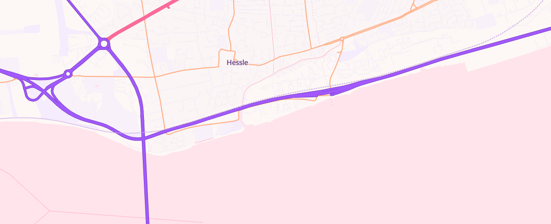 Map showing Marshall Honda, Hull