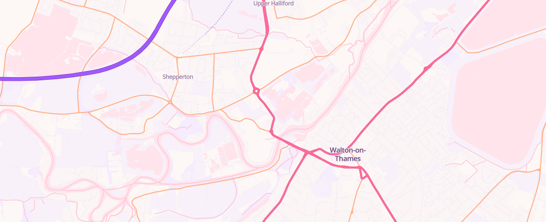 Map showing Walton Bridge Garage Ltd, Shepperton