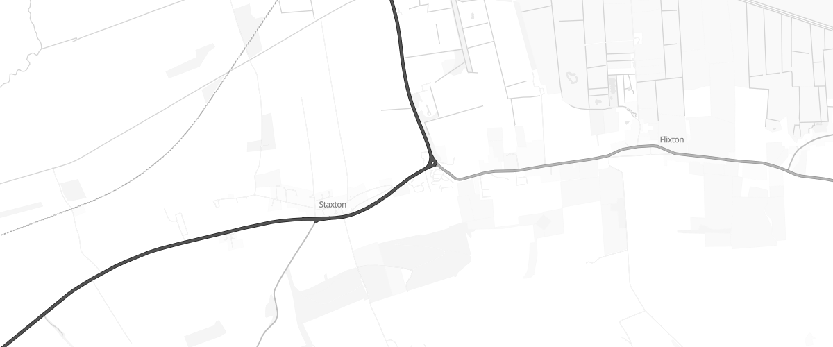 Map showing the location of Shell Co-Op Staxton