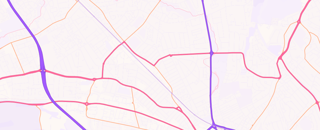 Map showing Bismillah Garage Services Limited, Luton