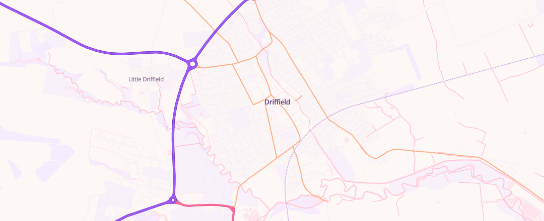 Map showing Ellis Brothers, Driffield