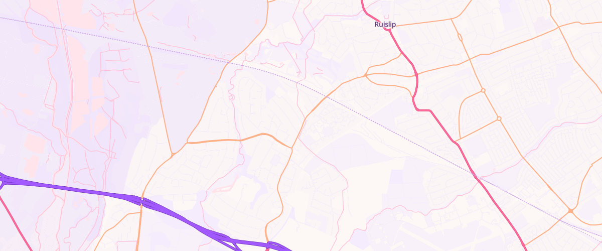 Map showing the location of Shell Little Waitrose Ickenham
