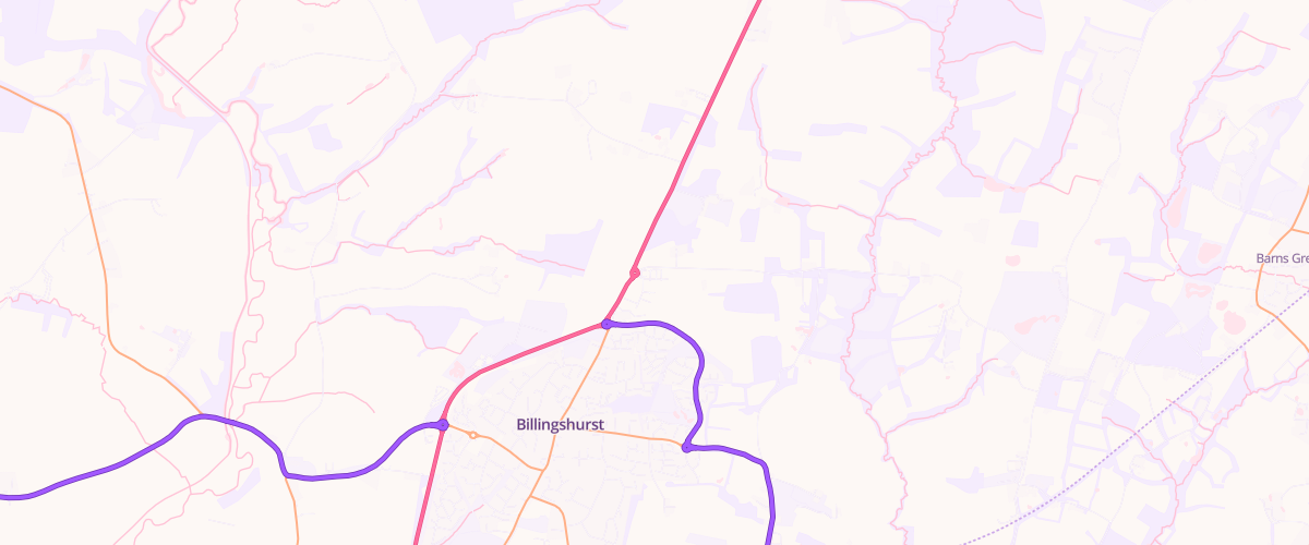 Map showing the location of Rontec Billingshurst
