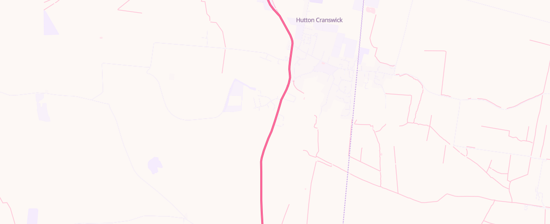 Map showing Paul Harrison Car Sales Ltd, Driffield