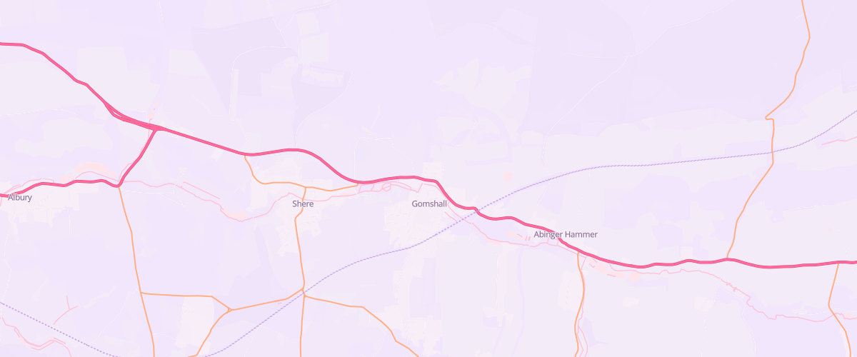 Map showing the location of Mfg Downside