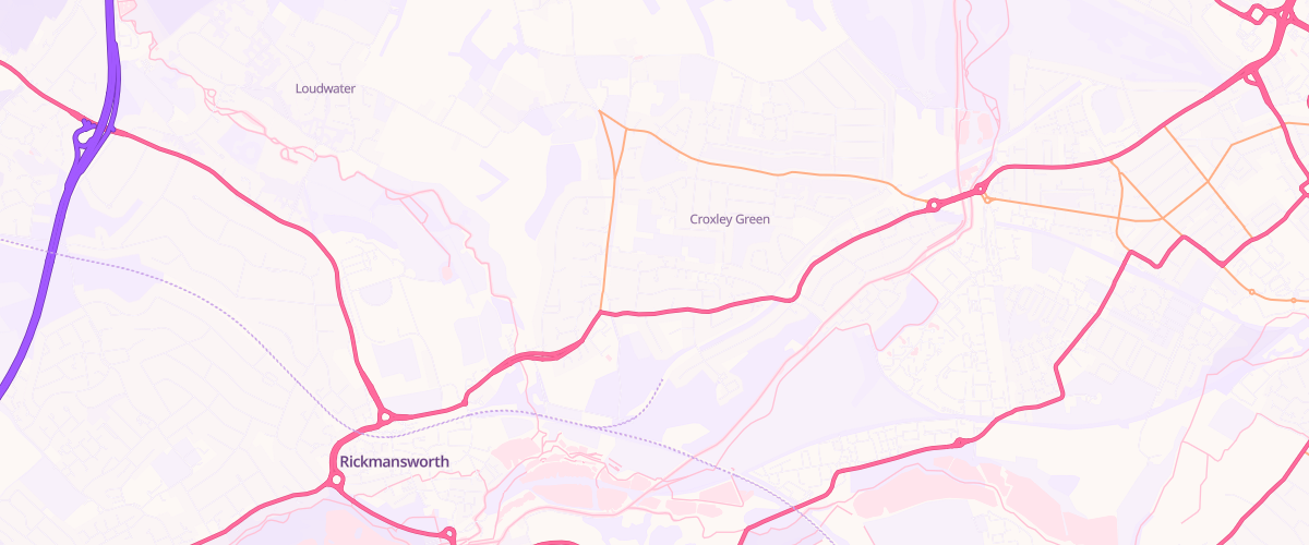 Map showing the location of New Road Service Station