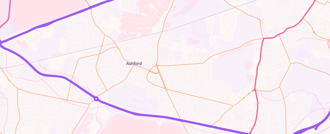 Map showing Taylor Mot, Ashford
