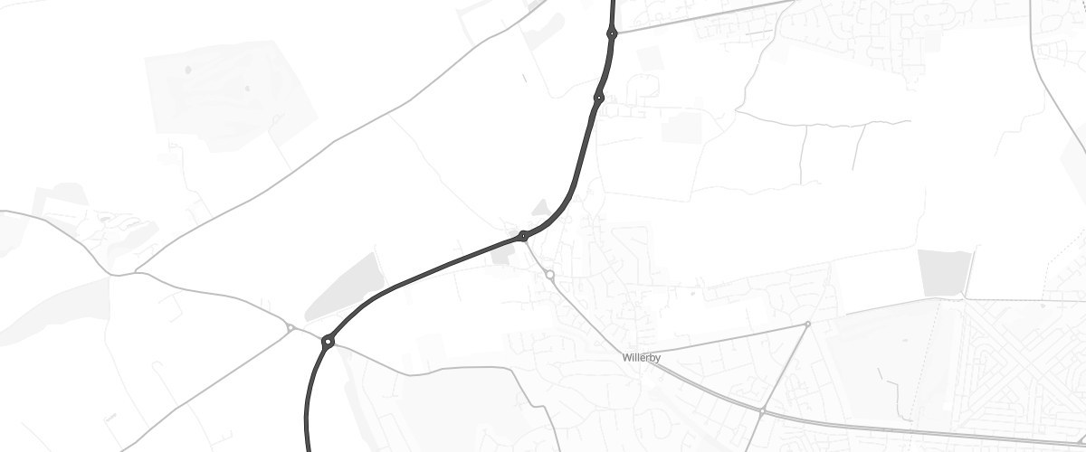 Map showing the location of Asda Willerby Express Petrol
