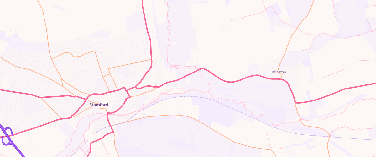 Map showing the location of Hindmarch And Co Stamford