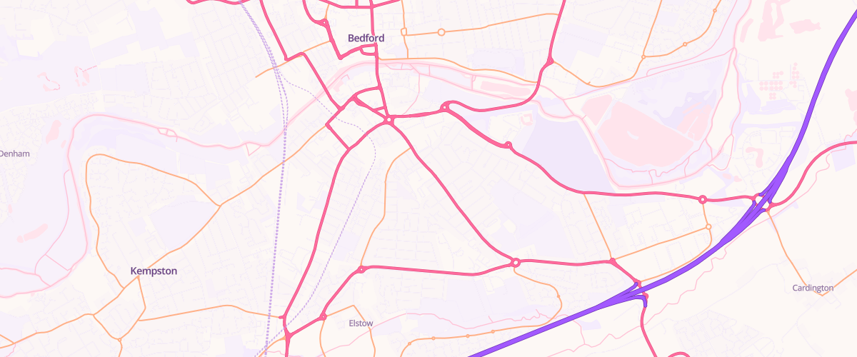 Map showing the location of Asda Southgate Express Petrol