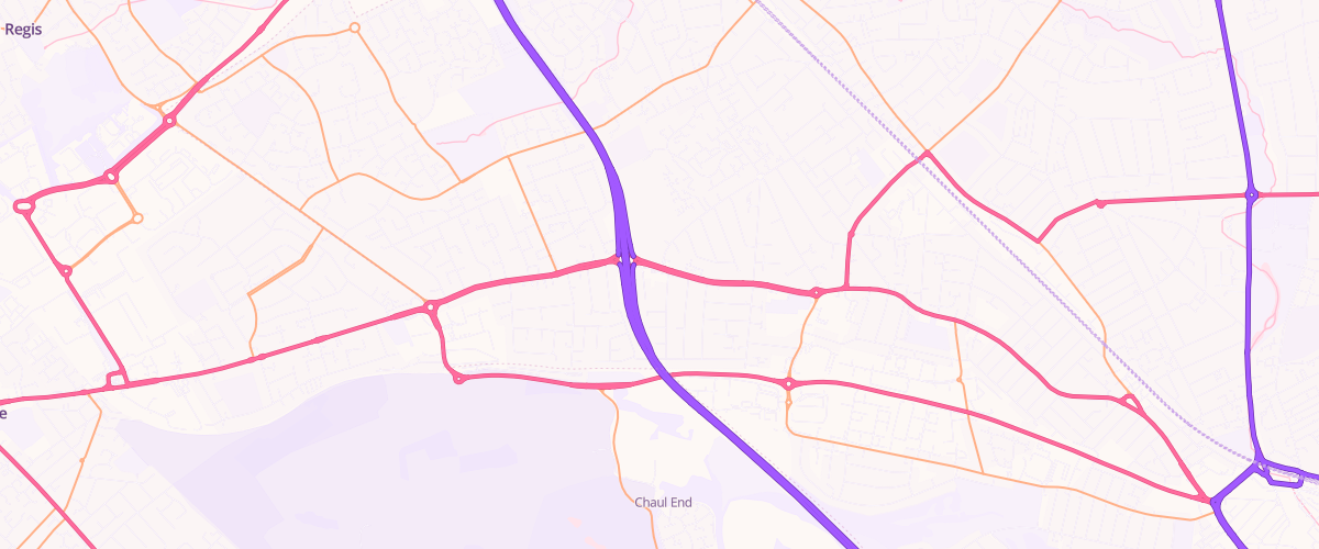 Map showing the location of Mfg Dunstable Road