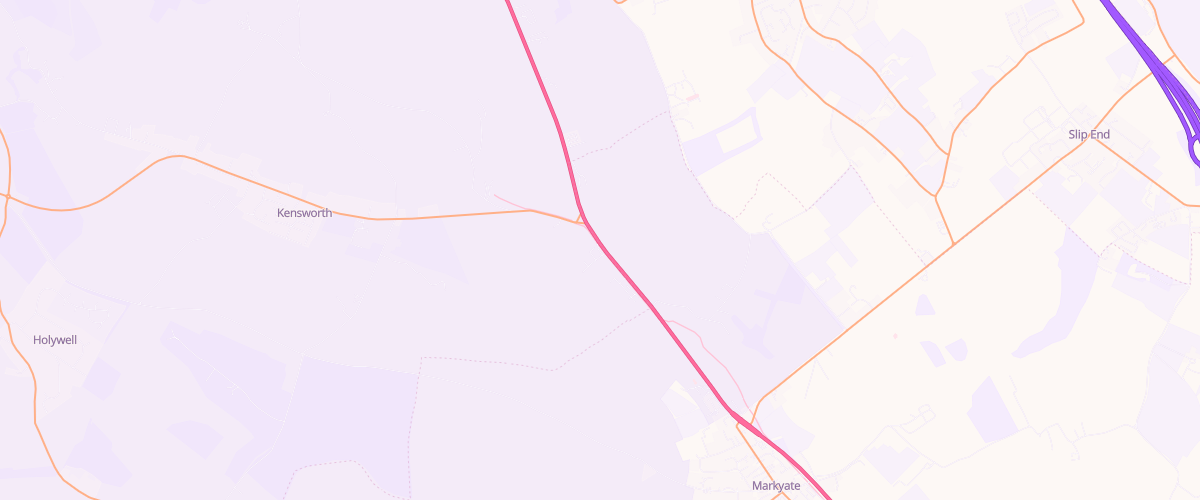Map showing the location of Packhorse Service Station