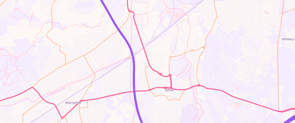 Map showing the location of Mfg Oyster Lane