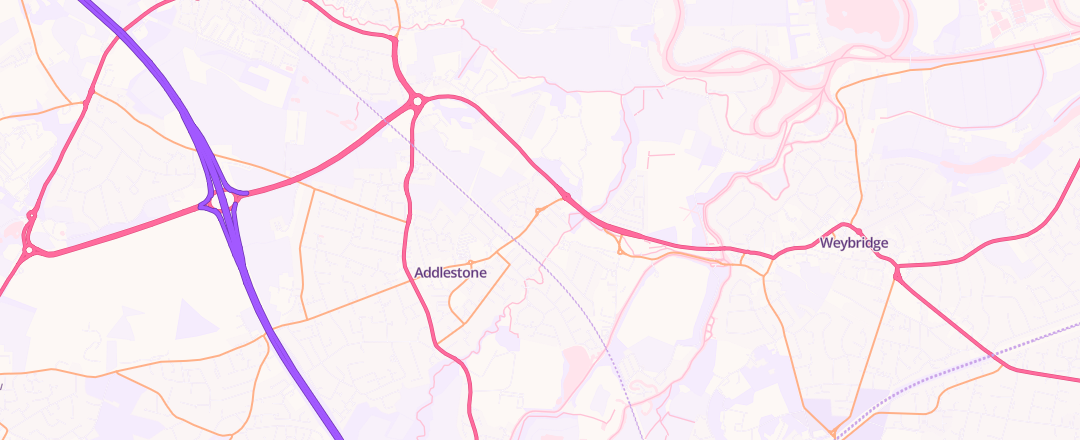 Map showing Motshop Uk Limited, Weybridge