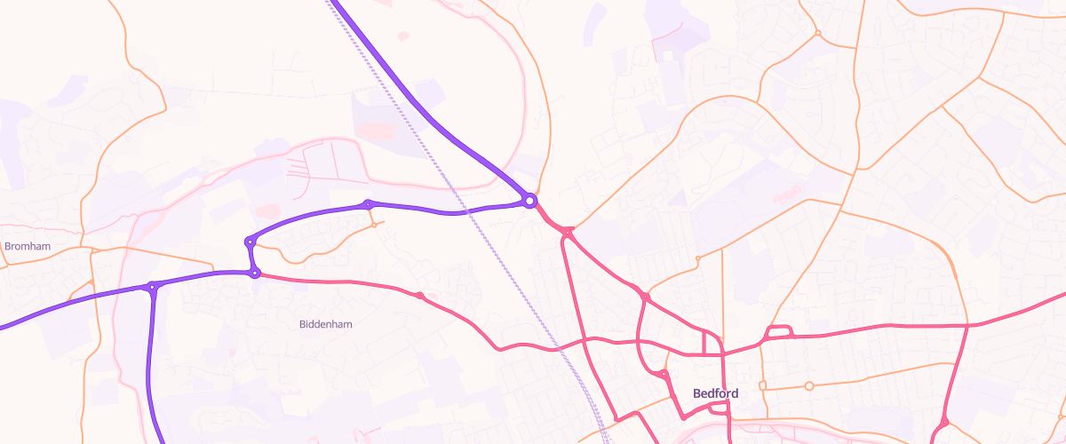 Map showing the location of Sainsburys Fairfield Park