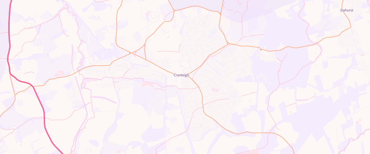 Map showing the location of Little Manor Service Station