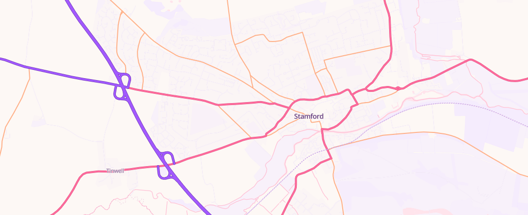 Map showing Airtek Uk Ltd, Stamford