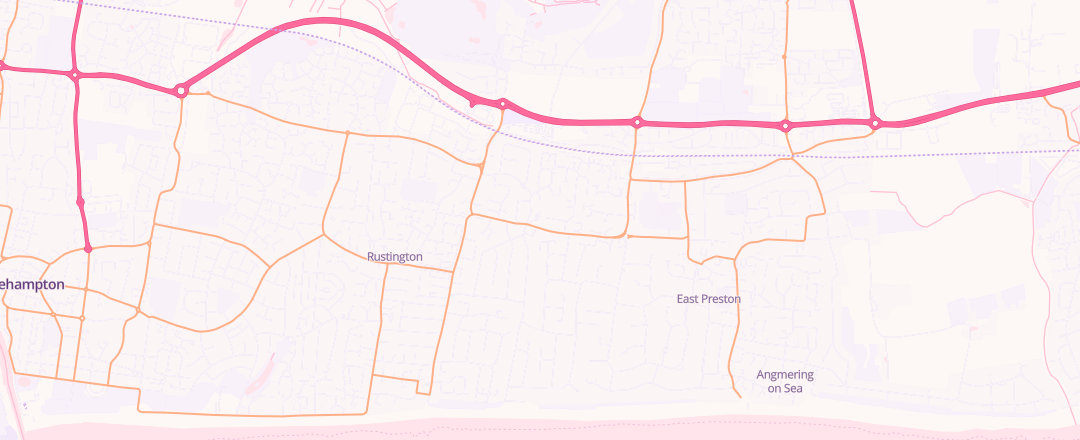 Map showing Mike Hammond Motors Limited, Littlehampton