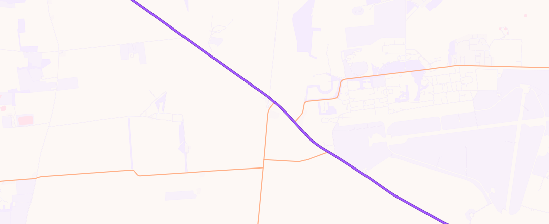 Map showing Woods Motor Company Ltd, Sleaford