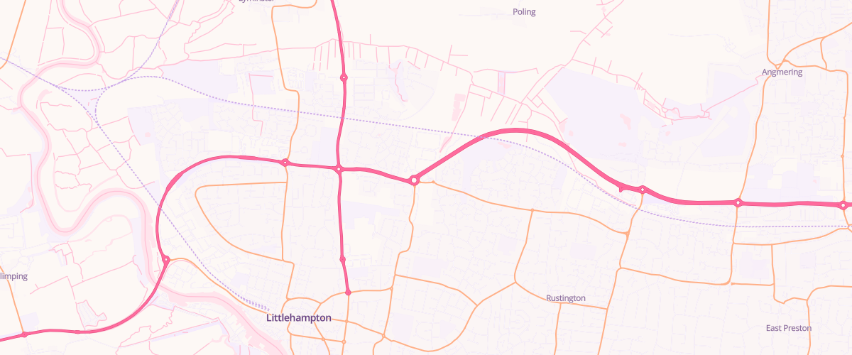 Map showing the location of Shell Little Waitrose East
