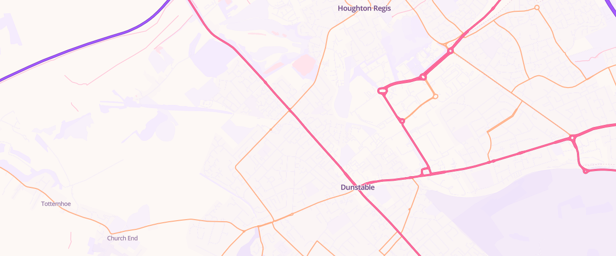Map showing the location of Dunstable High St Esso