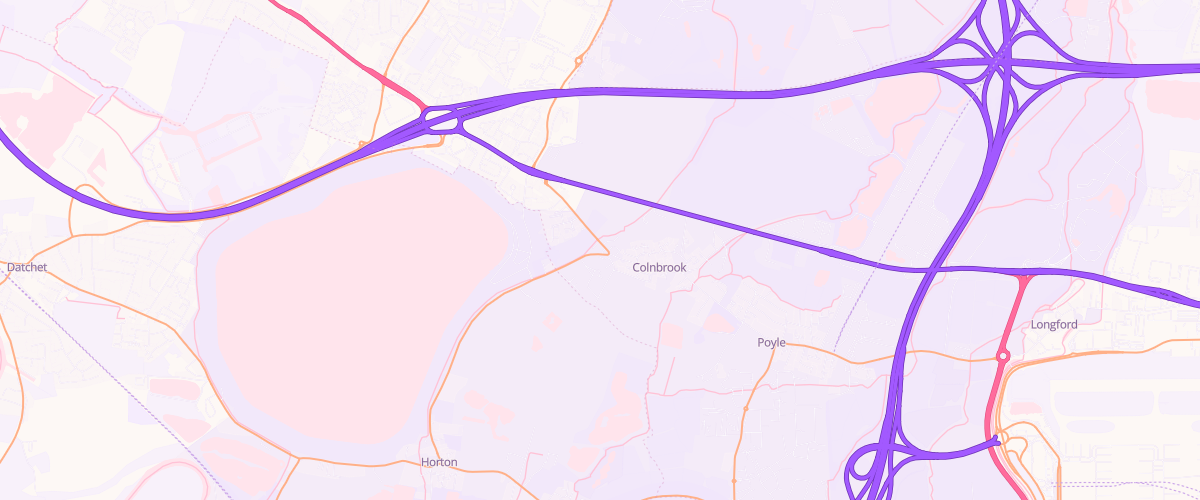 Map showing the location of Golden Cross Service Station