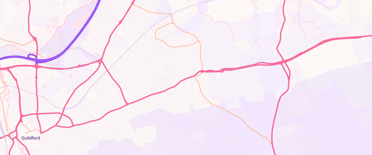 Map showing the location of Merrow Sf Connect
