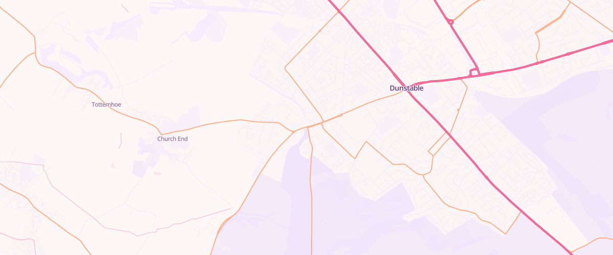 Map showing the location of Downs