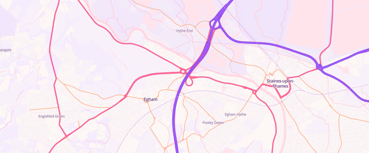 Map showing the location of Mfg Runnymede
