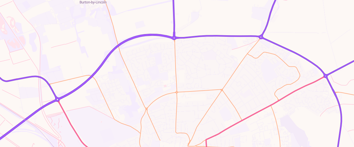 Map showing the location of Lincolnshire Co-Operative Riseholme Road