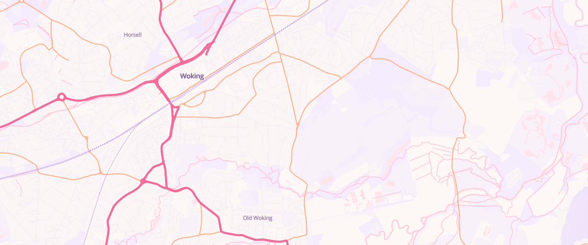 Map showing the location of R T Maybury Hill