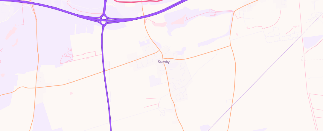 Map showing Lockwoods Garage, Brigg