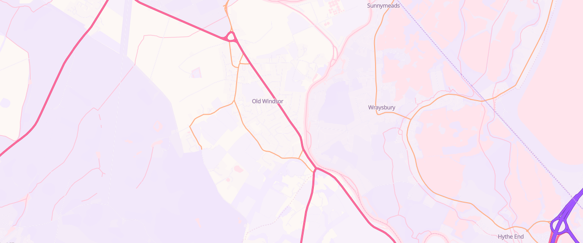 Map showing the location of Old Windsor Sf Connect
