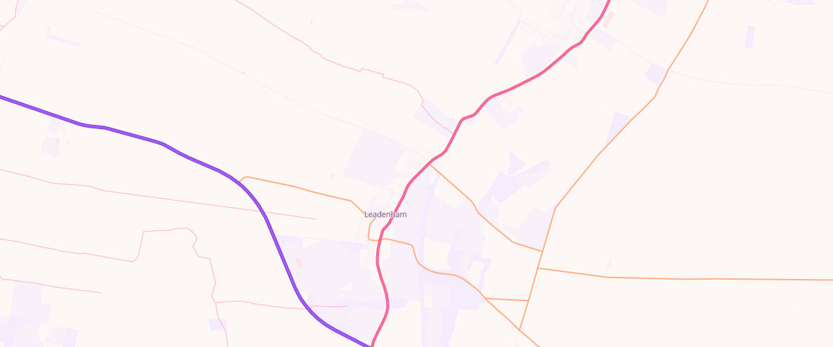Map showing the location of Total Harvest Energy Leadenham