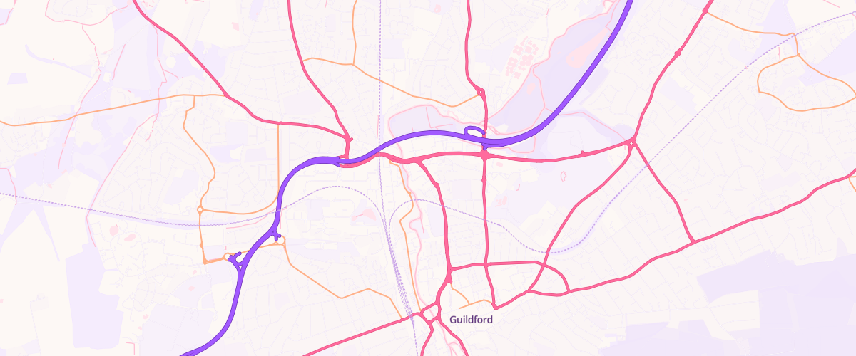 Map showing the location of Shell Meadows