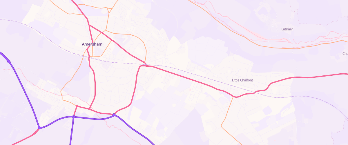 Map showing the location of Chalfonts Way Sf Connect