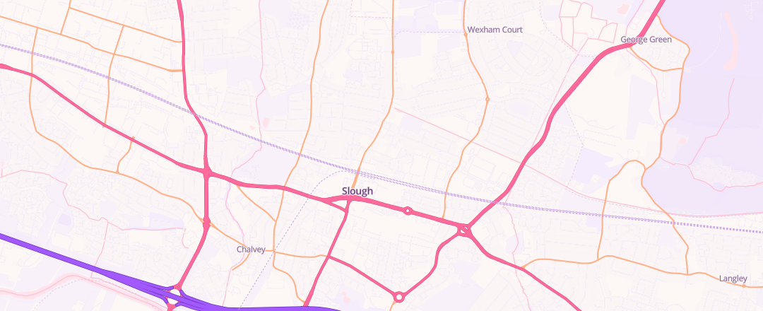 Map showing Rsr Vehicle Services Limited, Slough