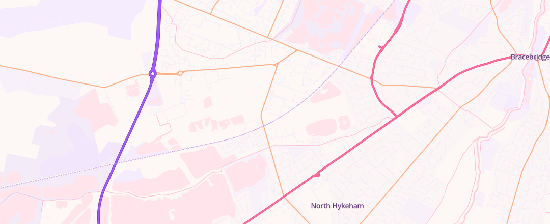 Map showing Lindum Plant Hire, Lincoln