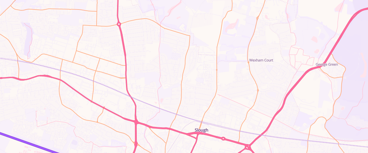 Map showing the location of Asda Good Companions Express