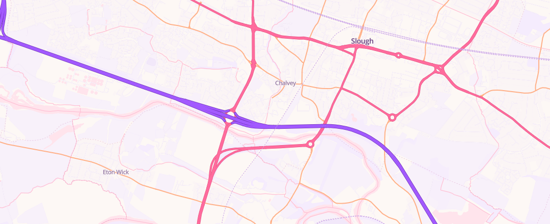 Map showing Slough Automotives Ltd, Slough