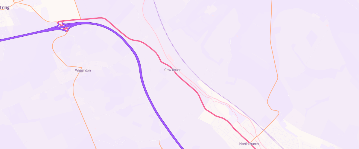 Map showing the location of Mfg Northchurch
