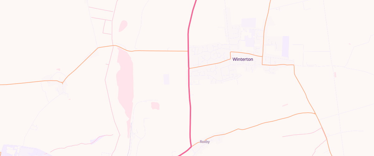 Map showing the location of Roxby Road Garage